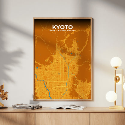 Kyoto Scorch Map Poster