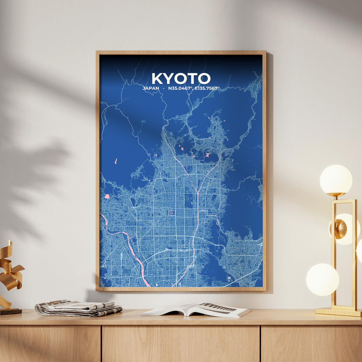 Kyoto Candy Map Poster