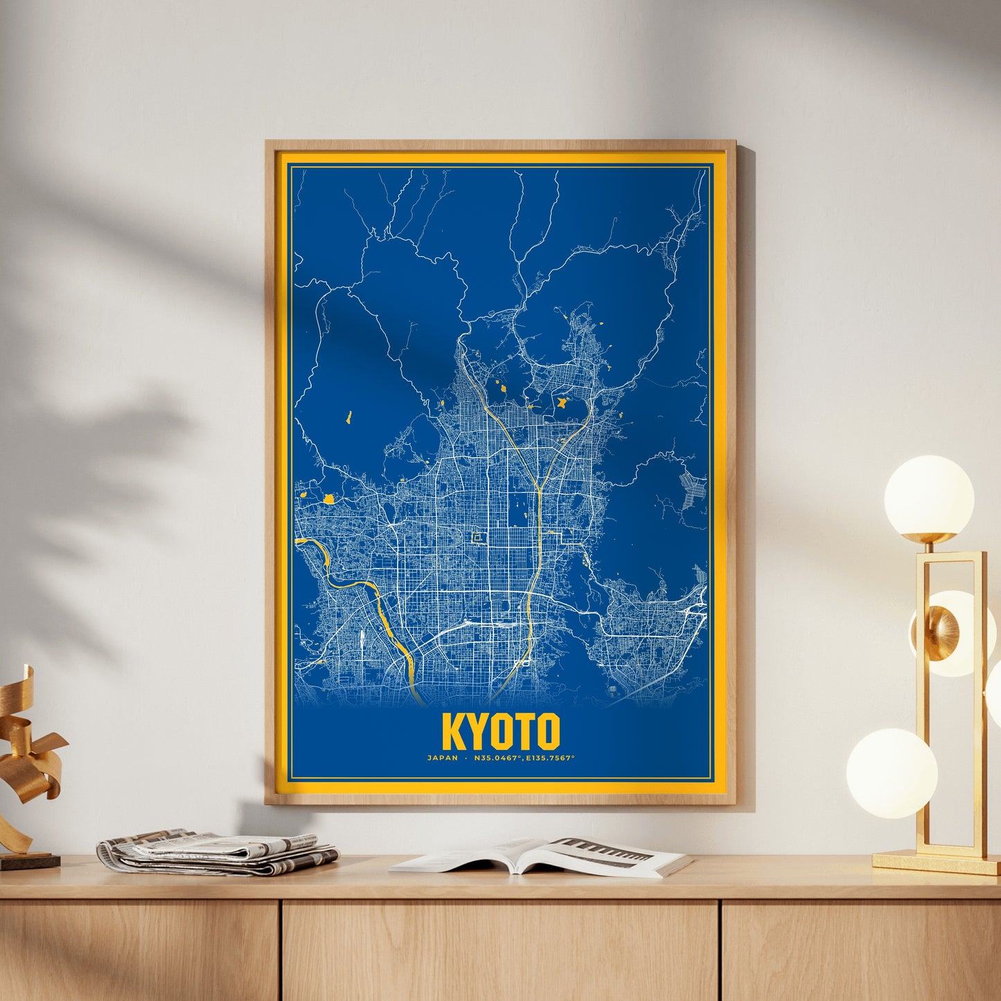 Kyoto Blockbuster Map Poster