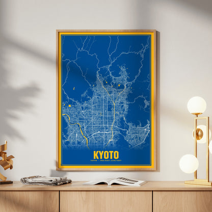 Kyoto Blockbuster Map Poster