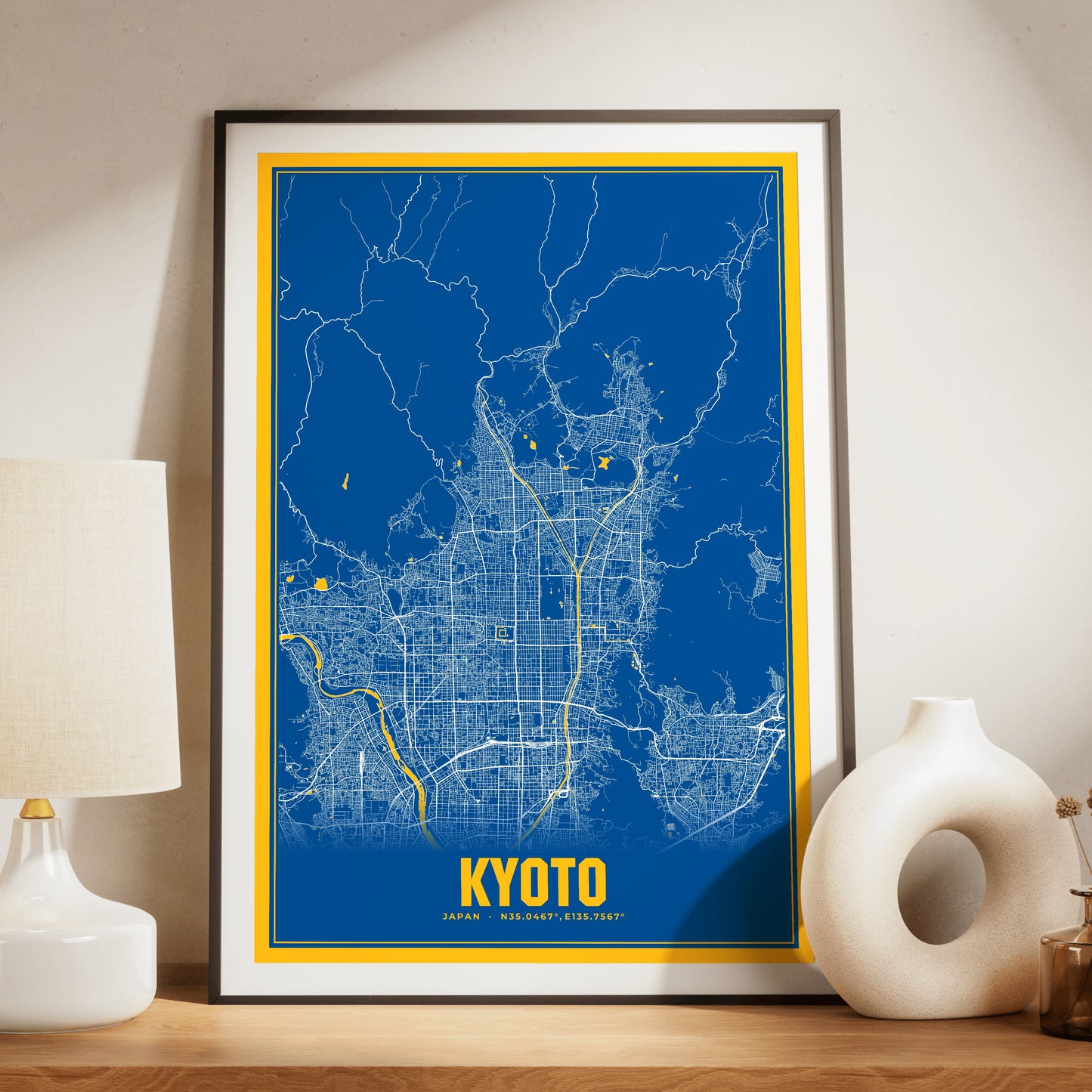 Kyoto Blockbuster Map Poster