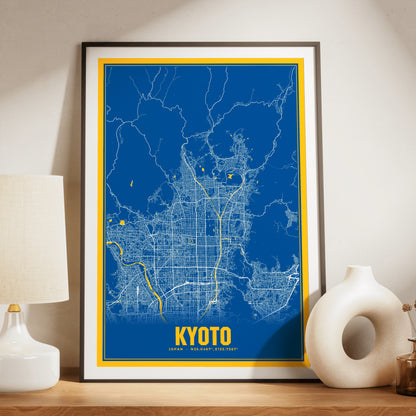 Kyoto Blockbuster Map Poster