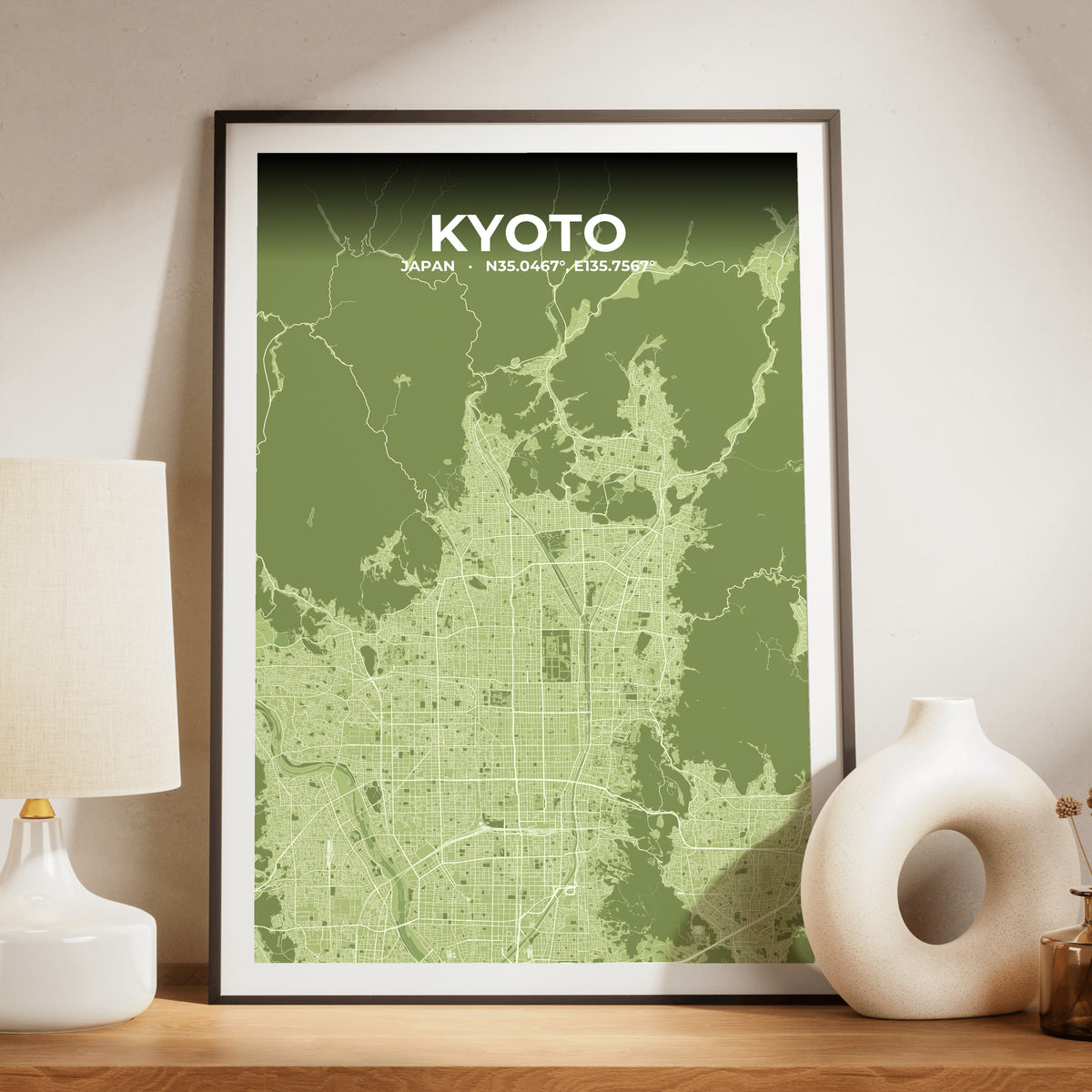 Kyoto Grove Map Poster