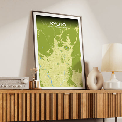 Kyoto Fern Map Poster
