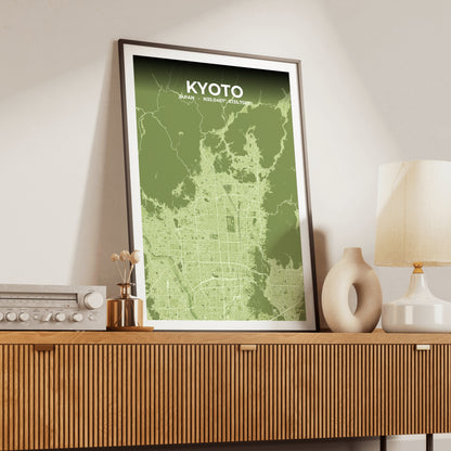Kyoto Grove Map Poster