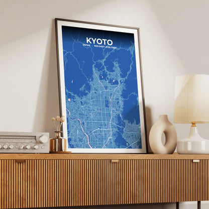 Kyoto Candy Map Poster