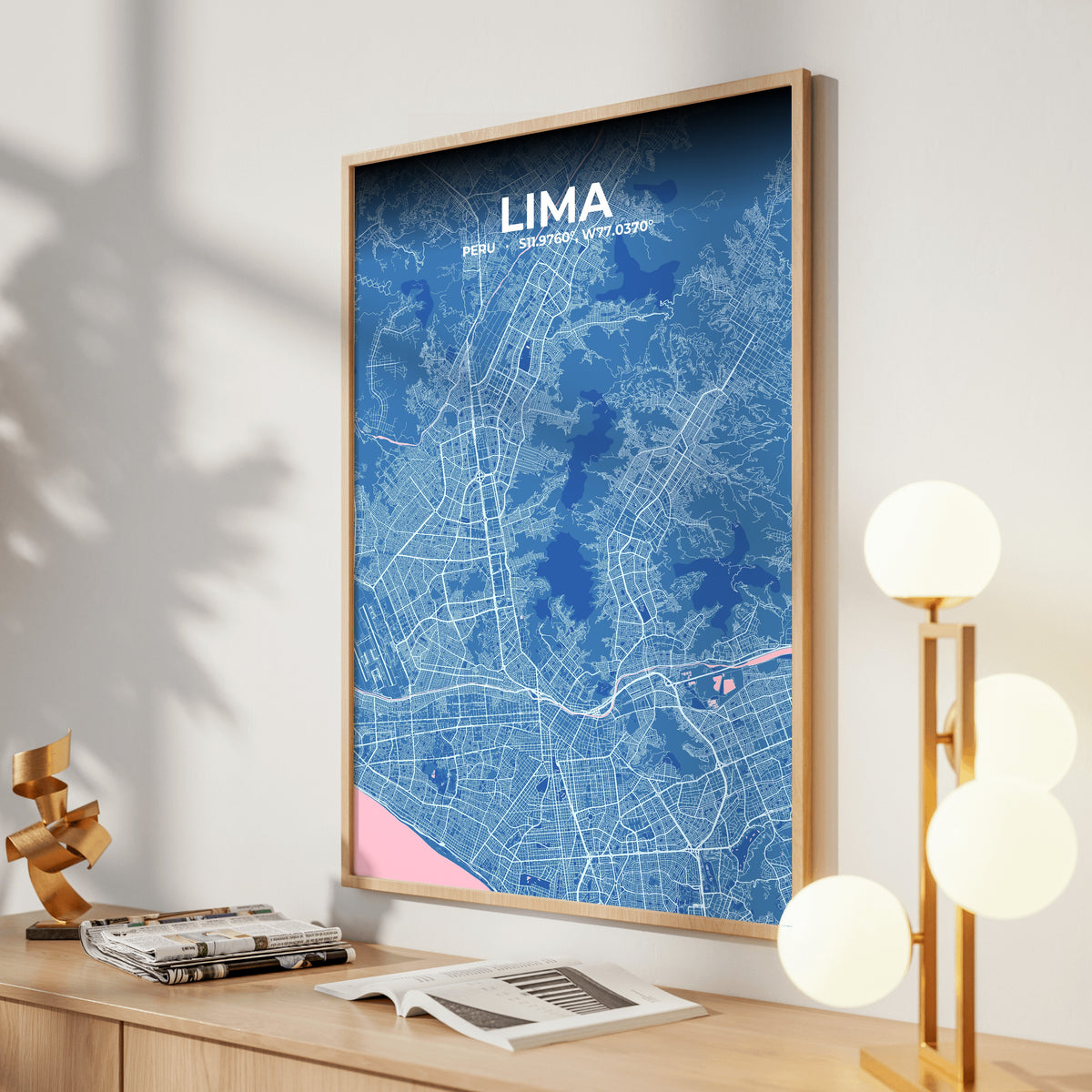 Lima Candy Map Poster