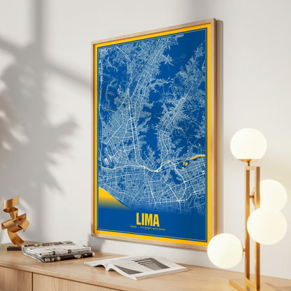 Lima Blockbuster Map Poster