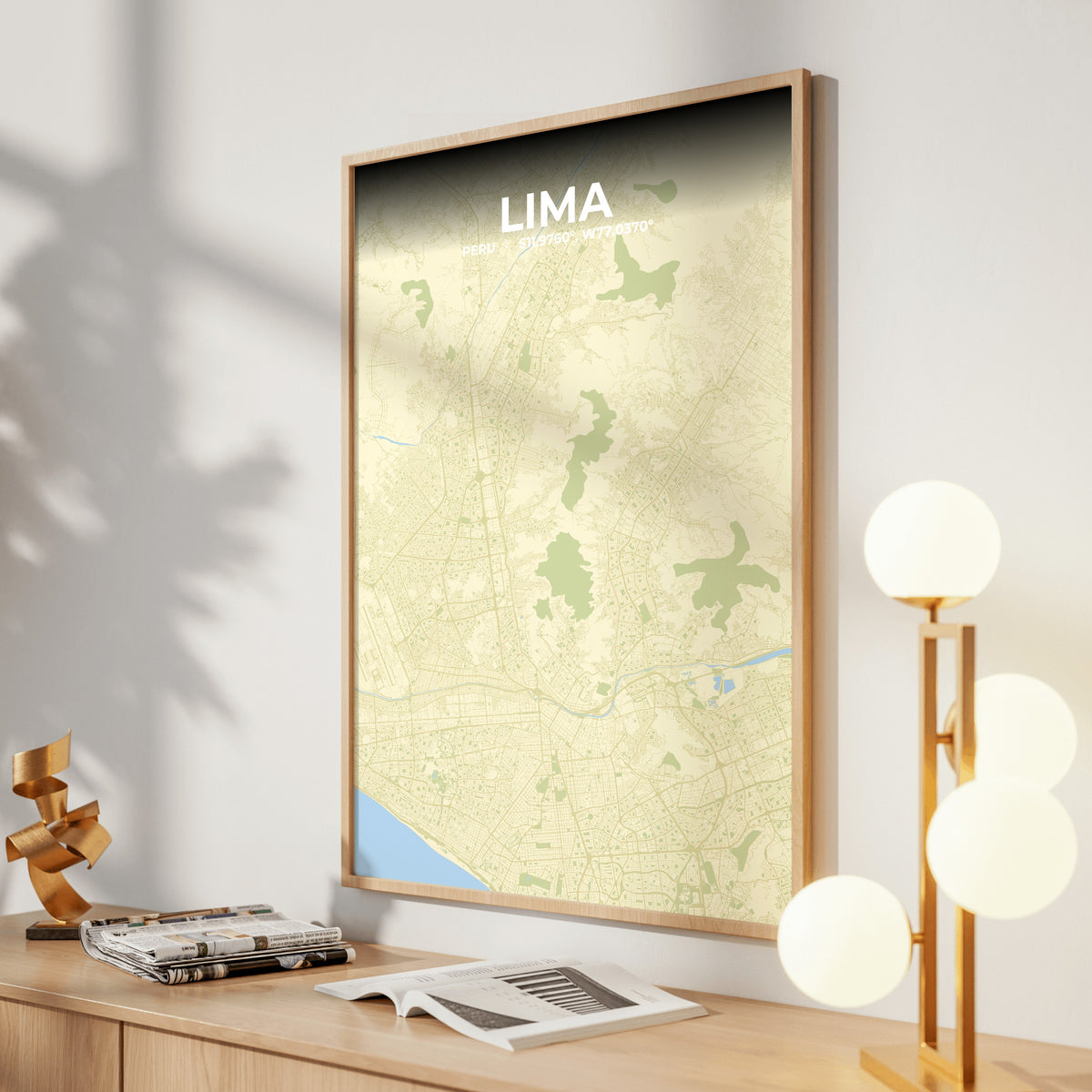 Lima Drift Map Poster