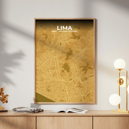 Lima Forge Map Poster