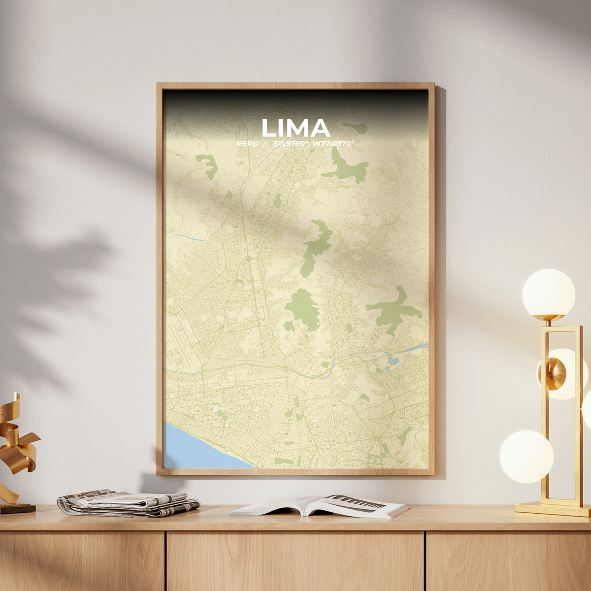 Lima Drift Map Poster