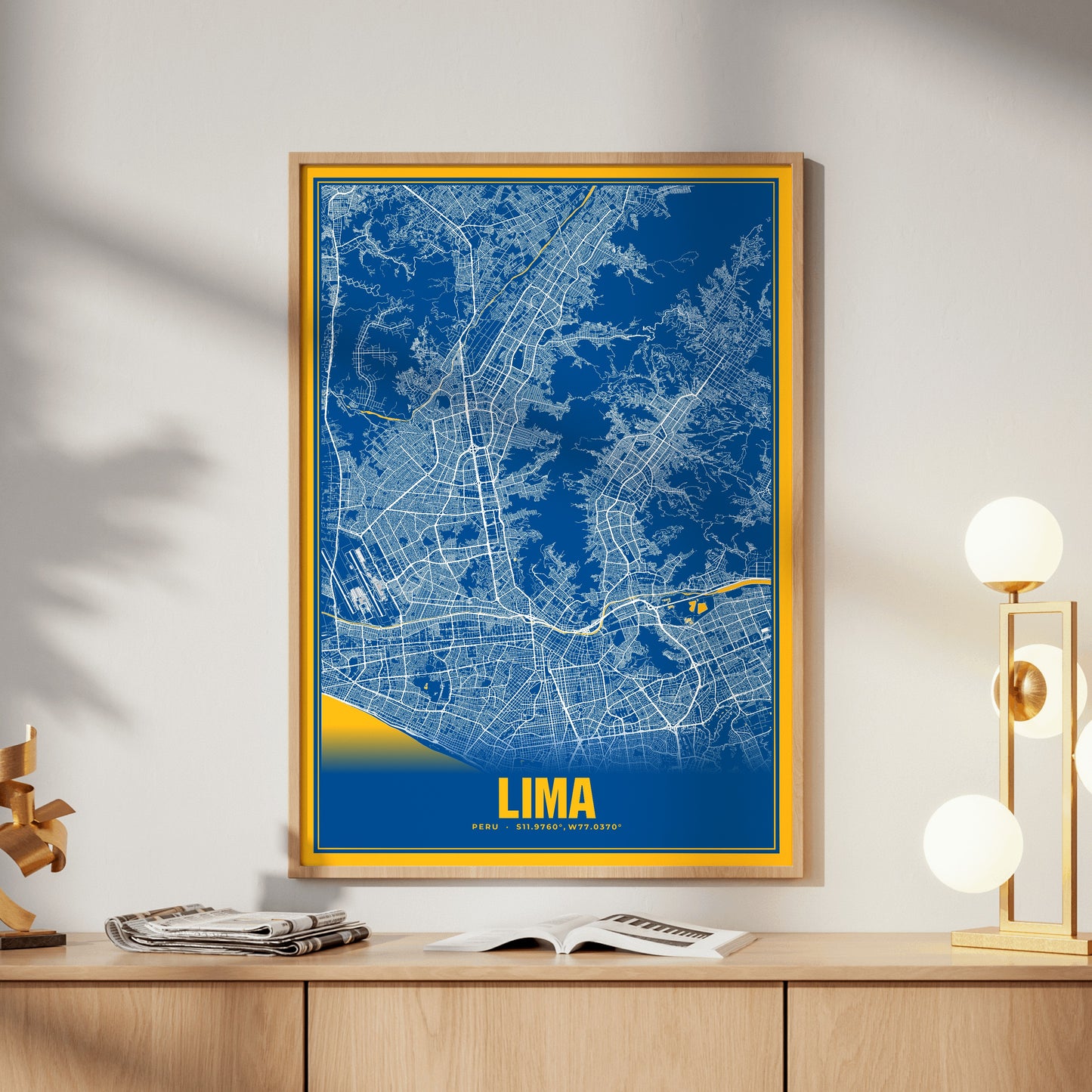 Lima Blockbuster Map Poster