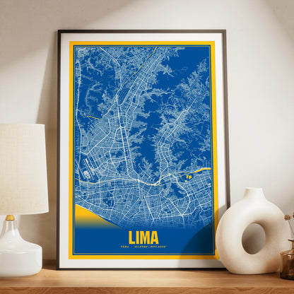 Lima Blockbuster Map Poster