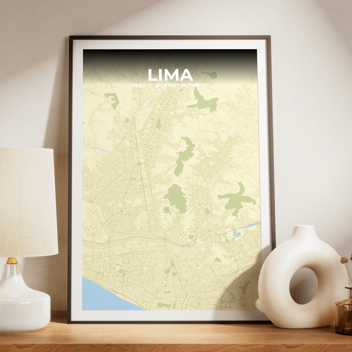 Lima Drift Map Poster