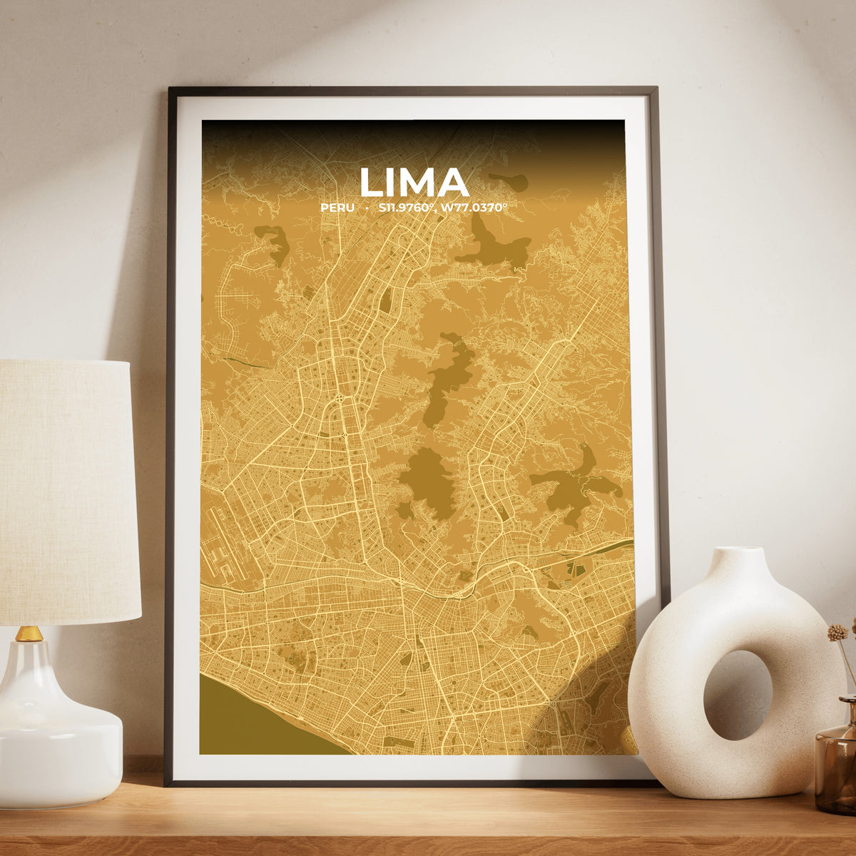 Lima Forge Map Poster