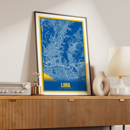 Lima Blockbuster Map Poster