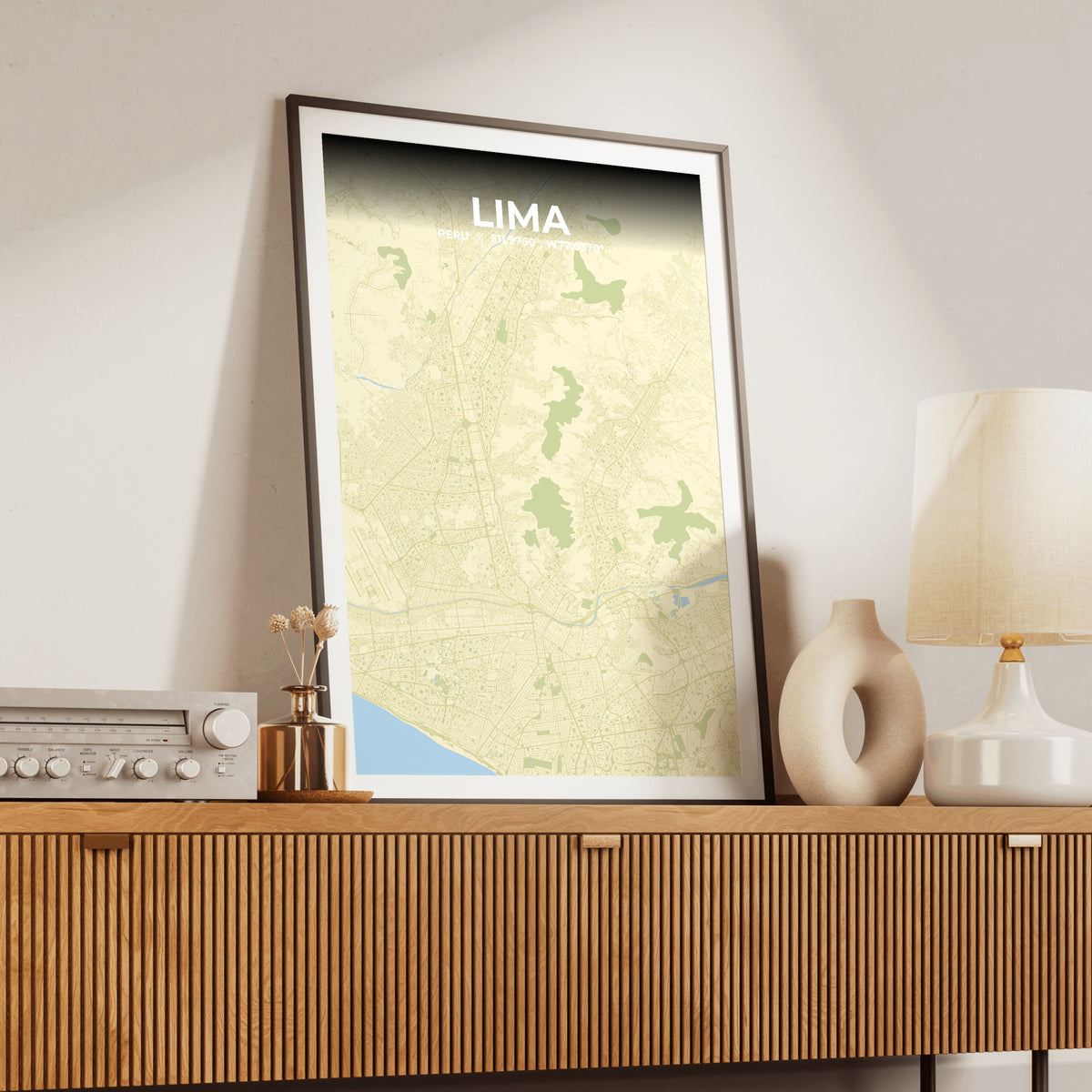 Lima Drift Map Poster