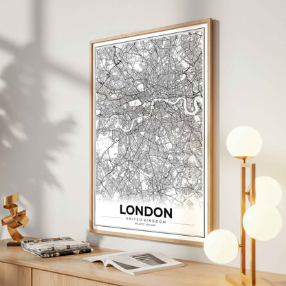 London Modern Map Poster