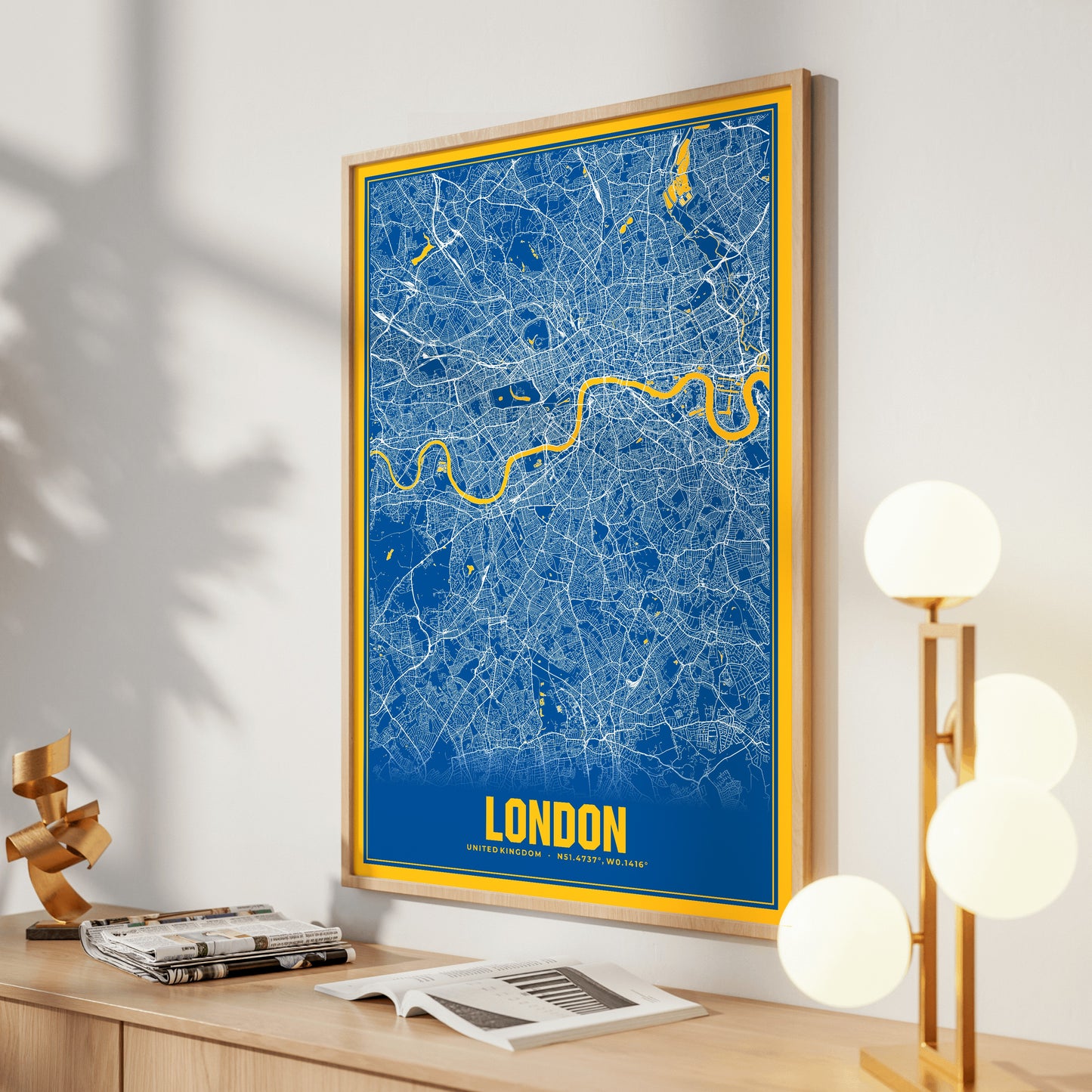 London Blockbuster Map Poster
