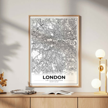 London Modern Map Poster