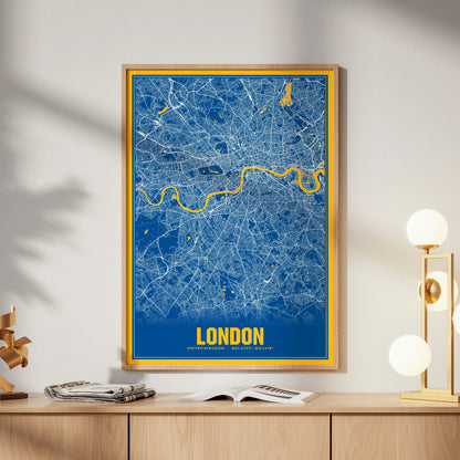 London Blockbuster Map Poster
