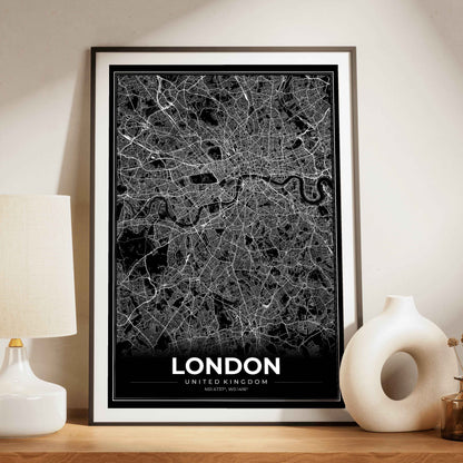 London Modern Map Poster