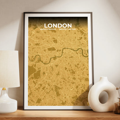 London Forge Map Poster