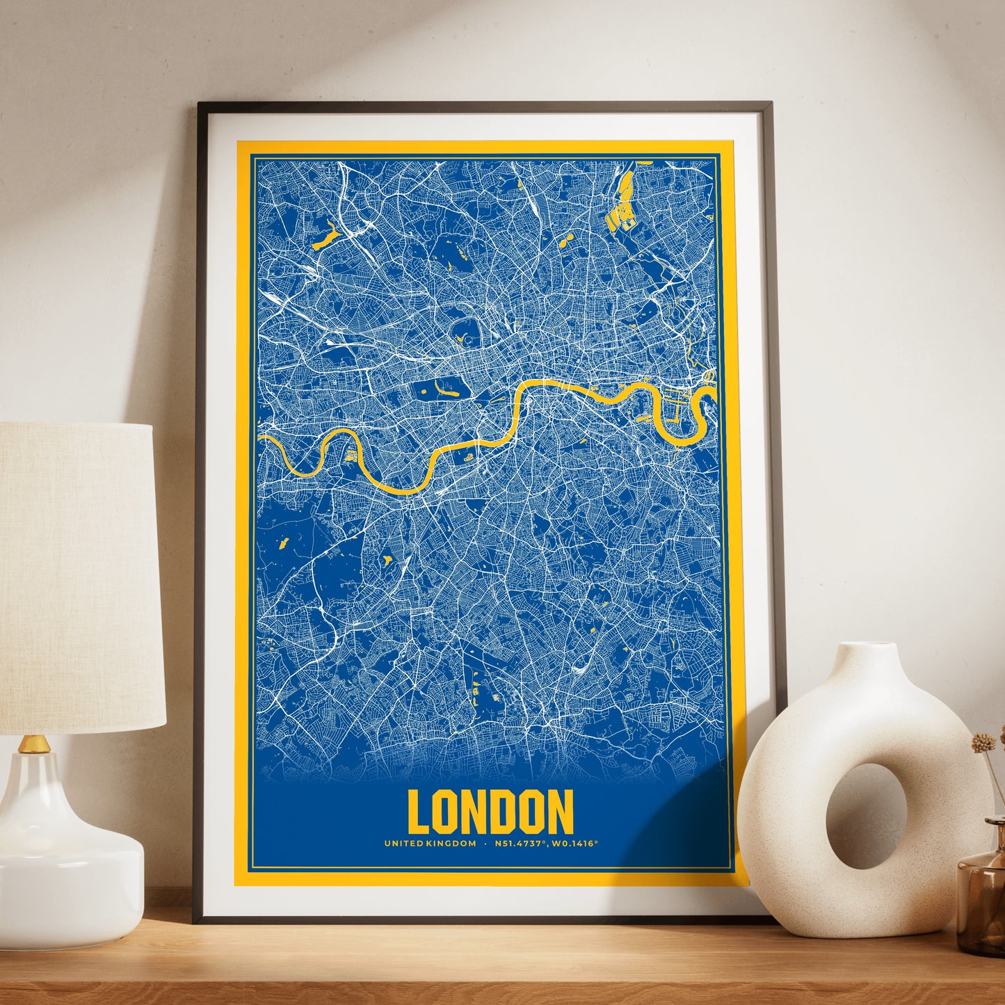 London Blockbuster Map Poster