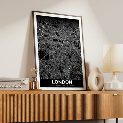 London Elegant Map Poster
