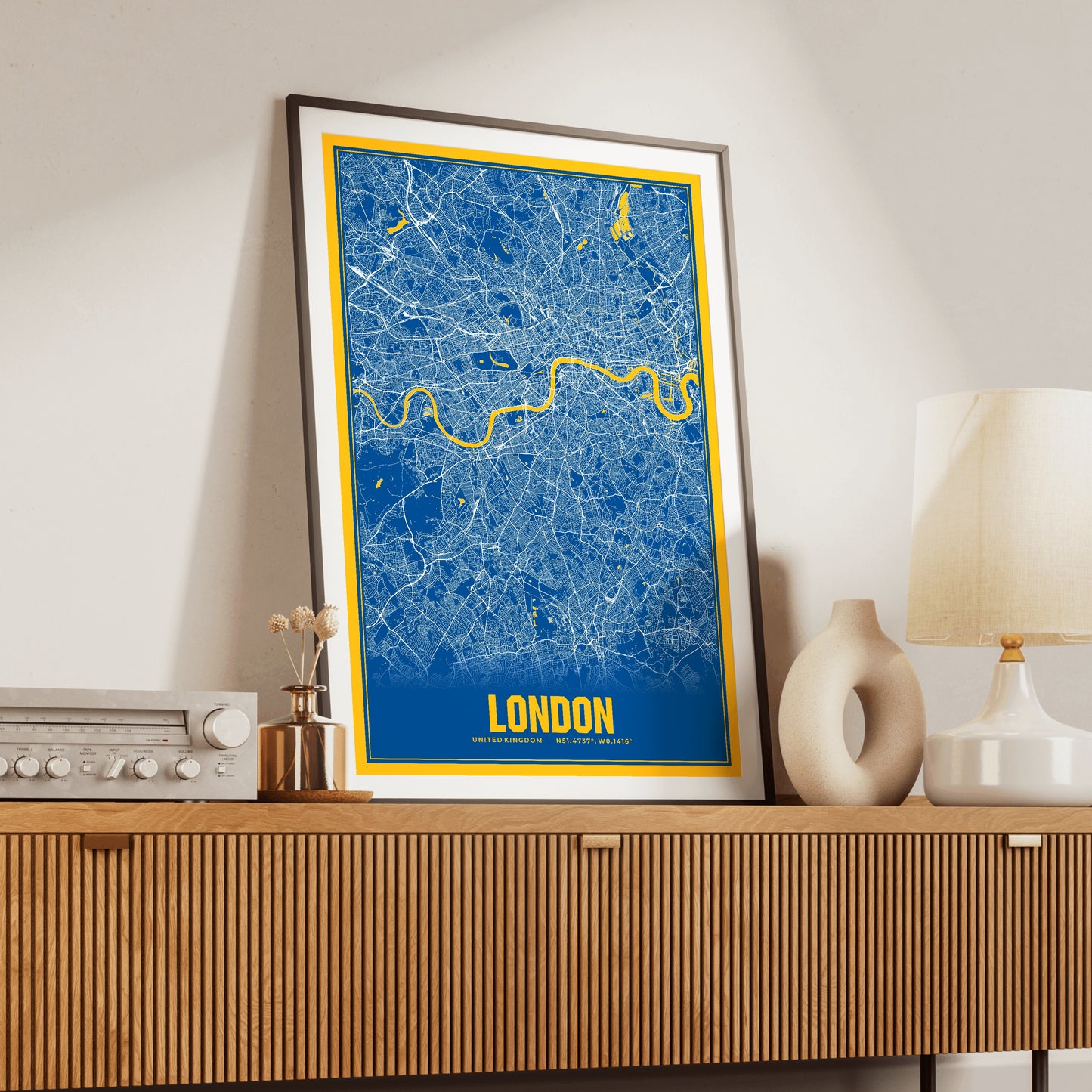 London Blockbuster Map Poster