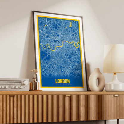 London Blockbuster Map Poster