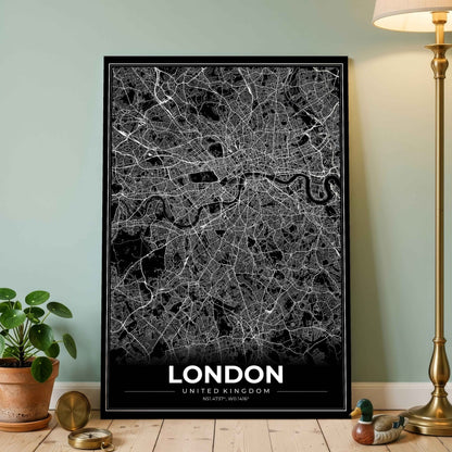 London Modern Map Poster