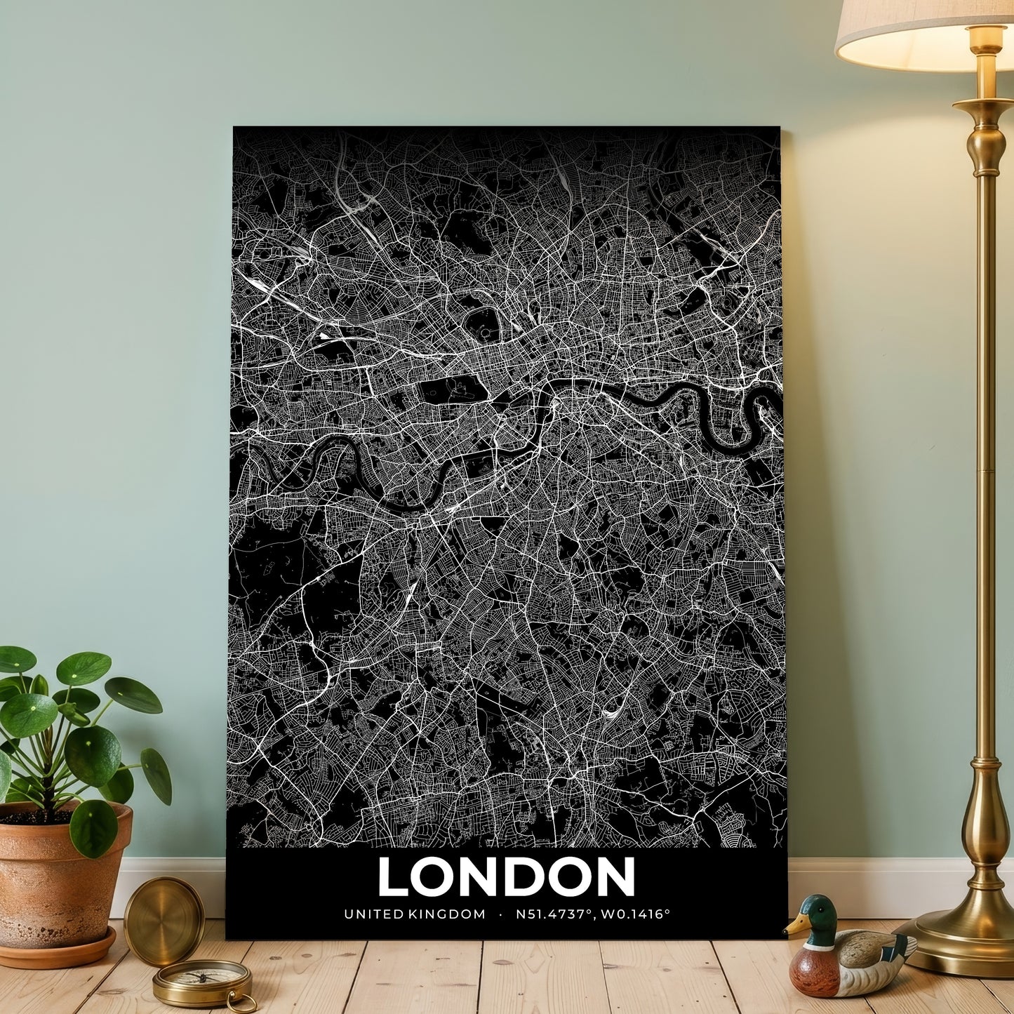 London Elegant Map Poster