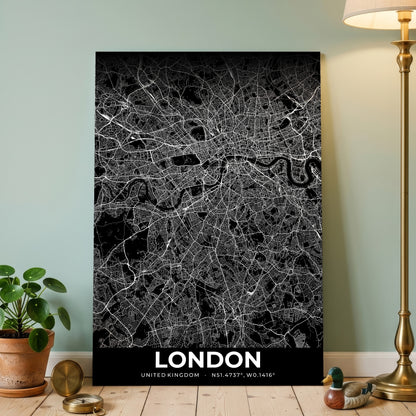 London Elegant Map Poster