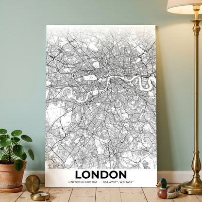 London Elegant Map Poster