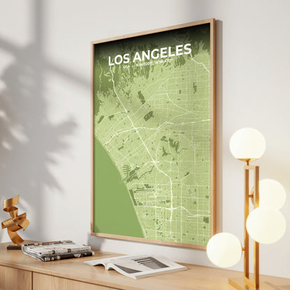 Los Angeles Grove Map Poster