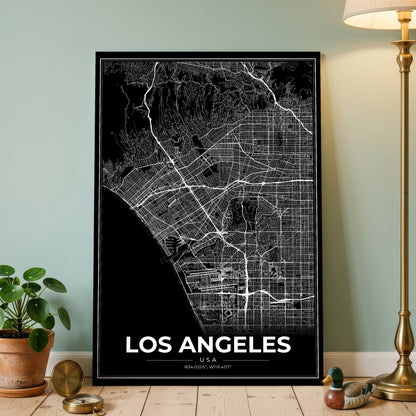 Los Angeles Modern Map Poster