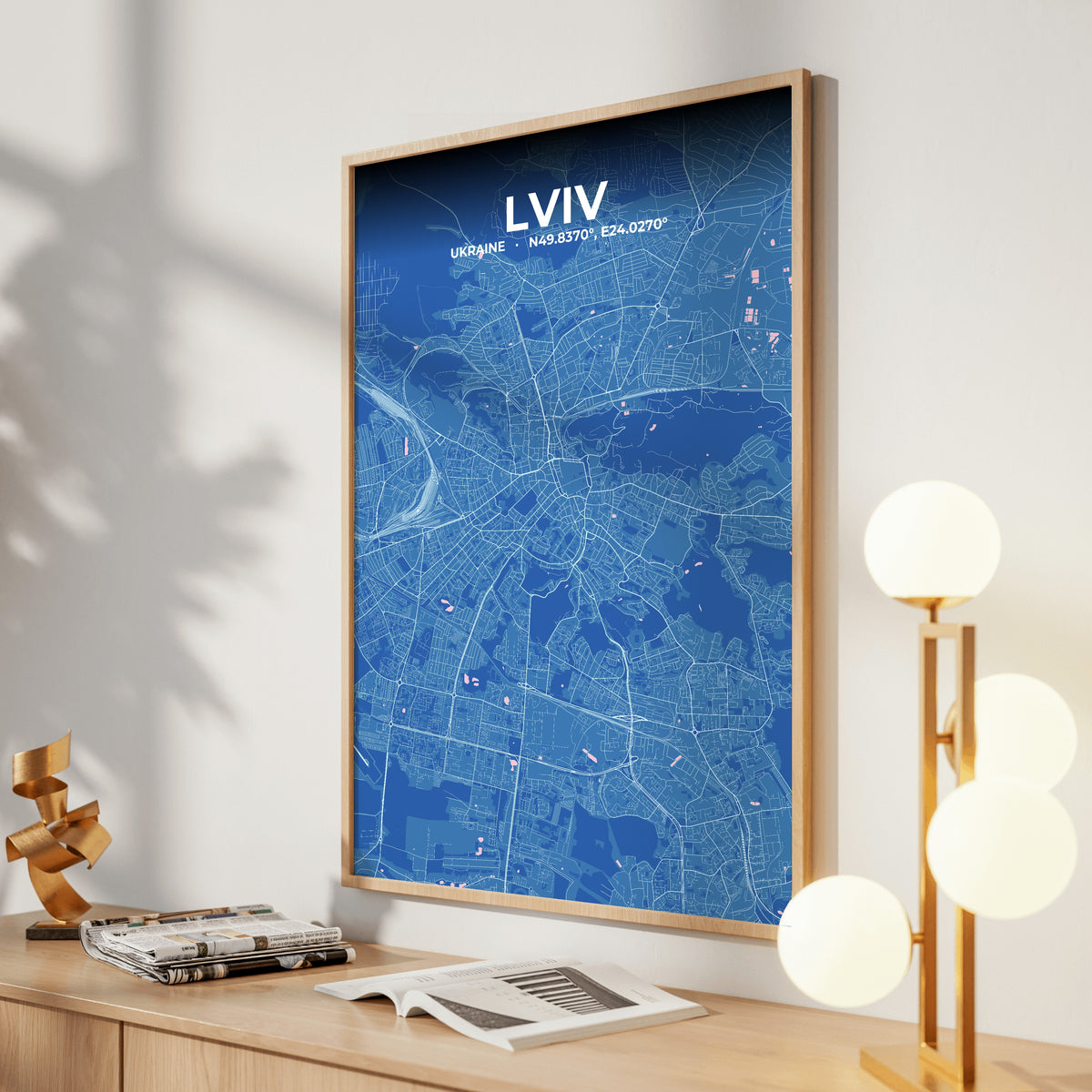 Lviv Candy Map Poster