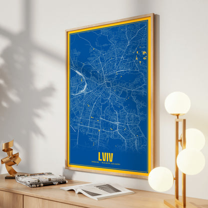 Lviv Blockbuster Map Poster