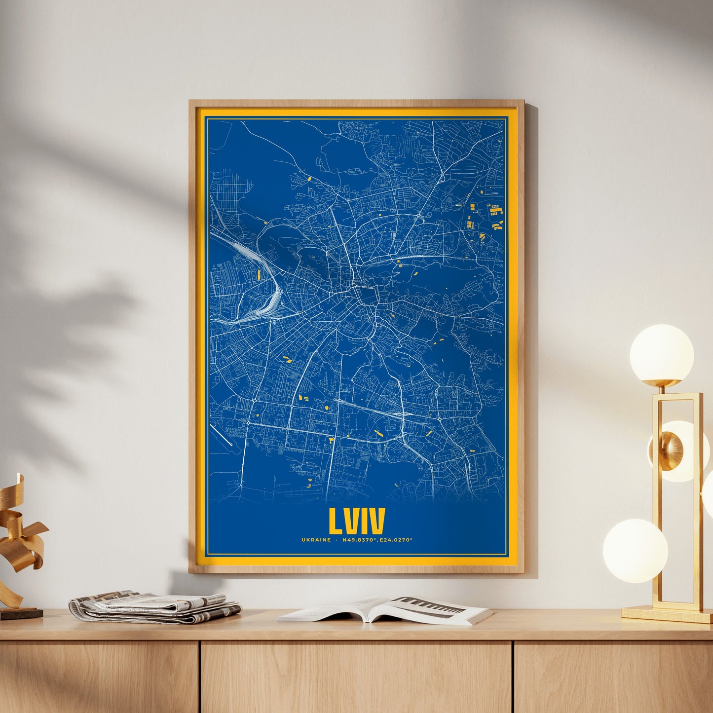 Lviv Blockbuster Map Poster
