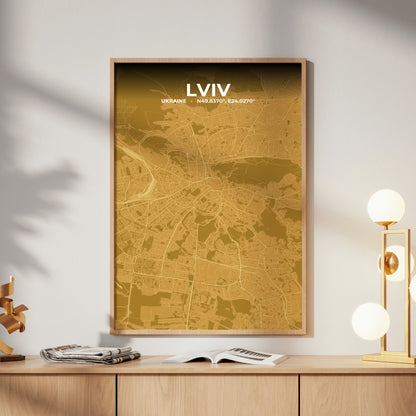 Lviv Forge Map Poster