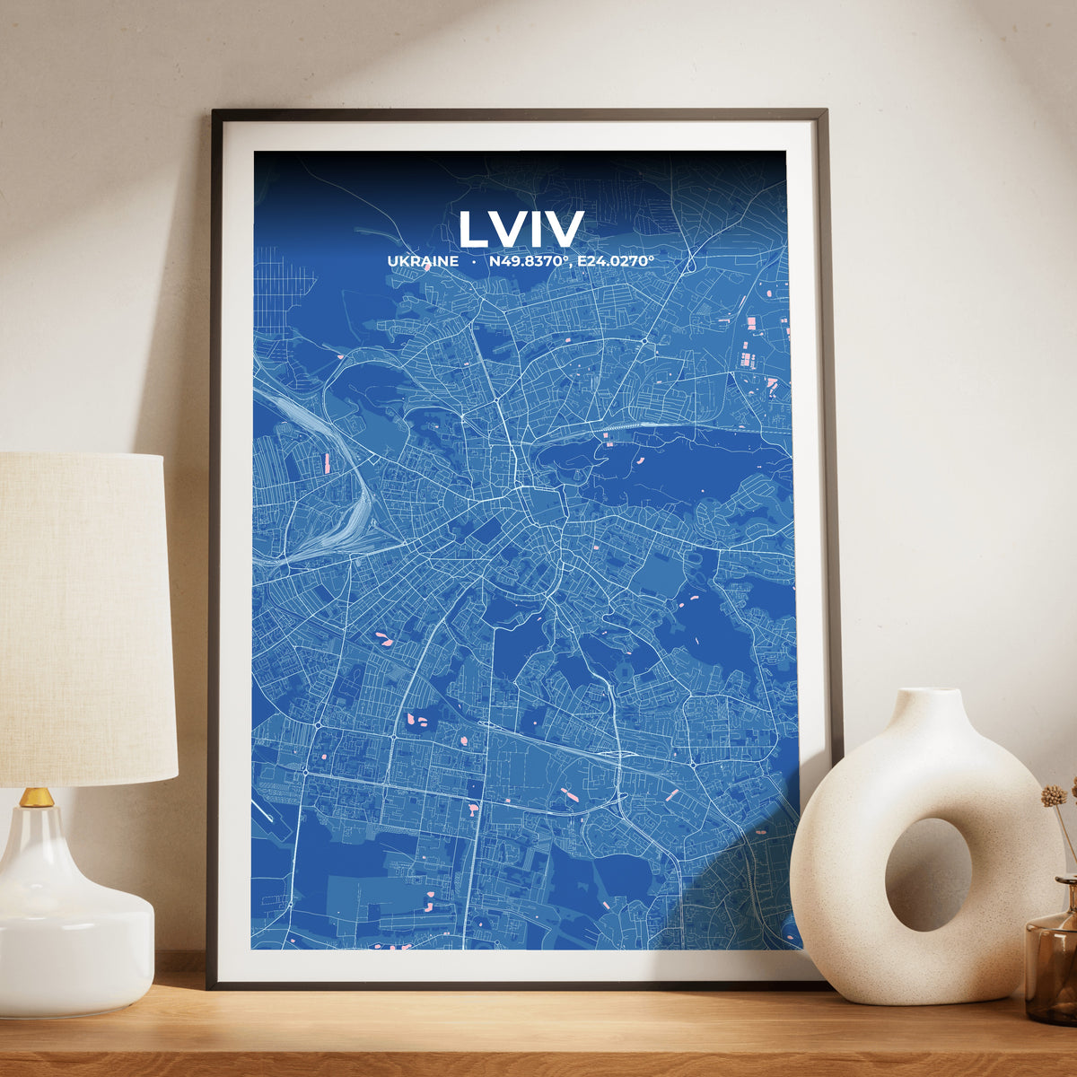 Lviv Candy Map Poster