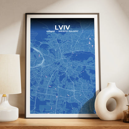 Lviv Candy Map Poster