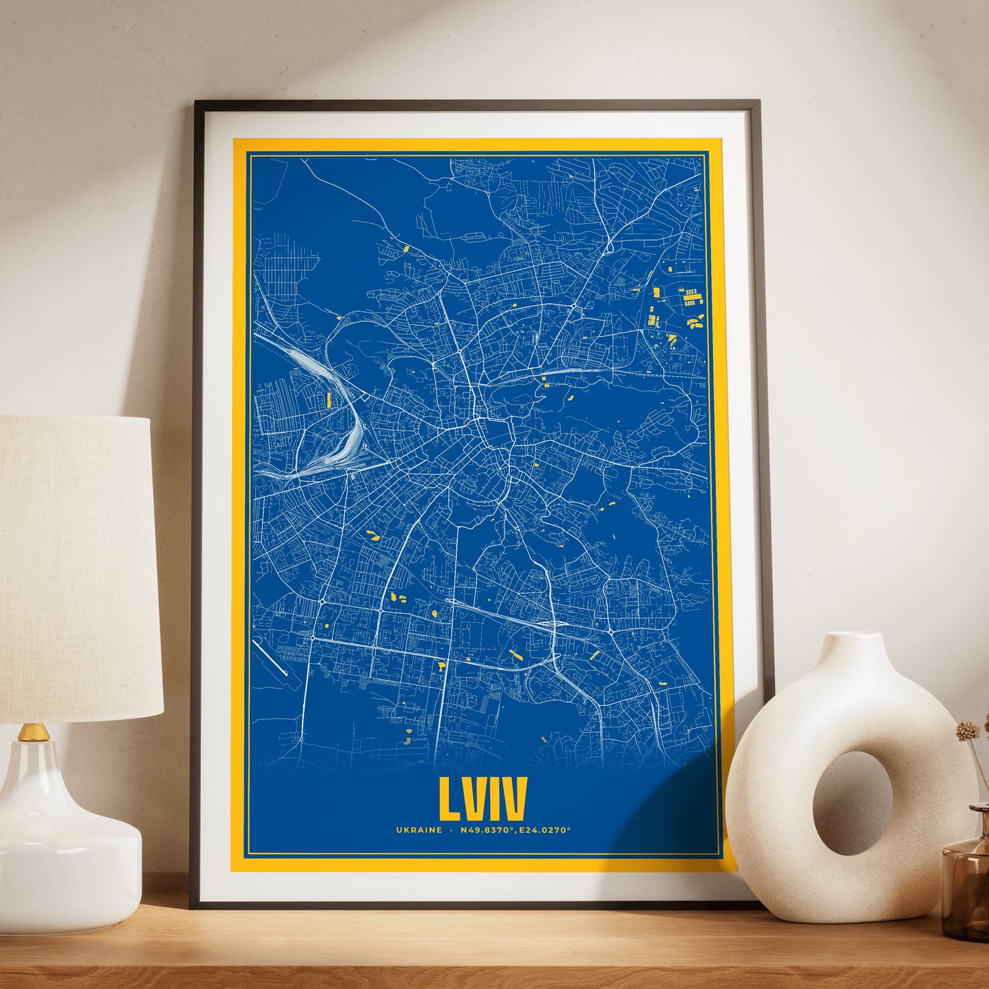 Lviv Blockbuster Map Poster