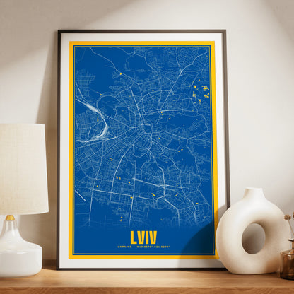 Lviv Blockbuster Map Poster