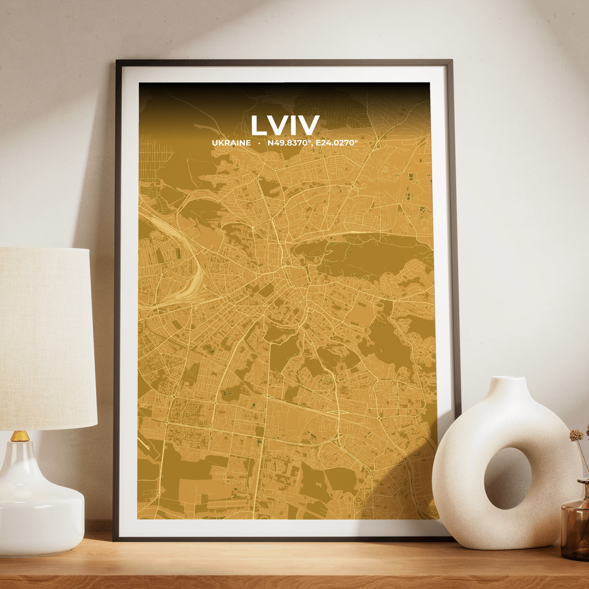 Lviv Forge Map Poster