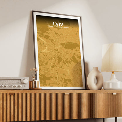Lviv Forge Map Poster