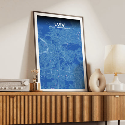 Lviv Candy Map Poster
