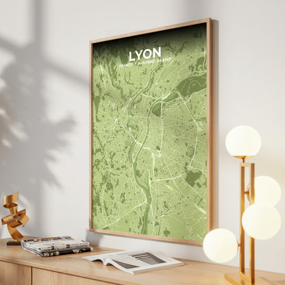 Lyon Grove Map Poster