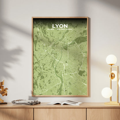 Lyon Grove Map Poster